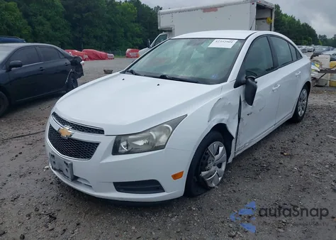 2013 Chevrolet Cruze Ls Auto из США, поврежденный, VIN 1G1PA5SH4D7192363